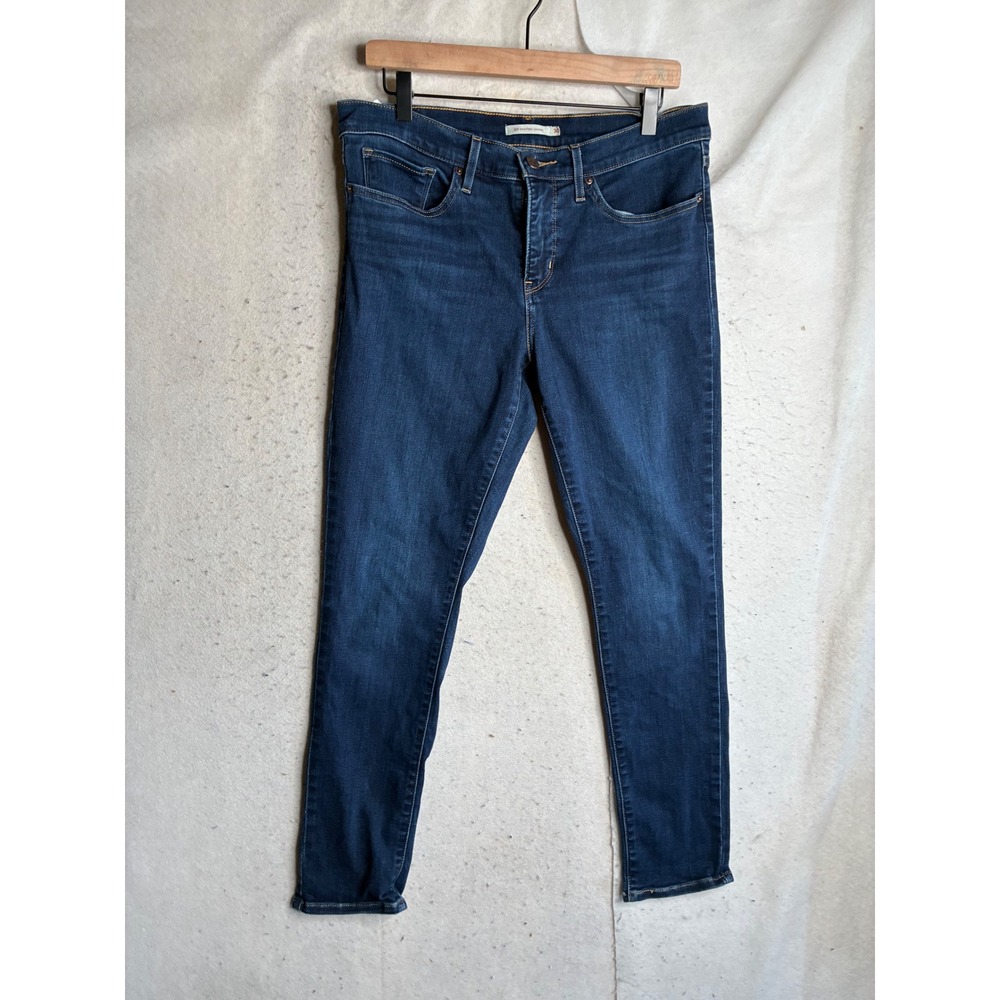 Levis 311 Shaping Skinny Jeans Womens 30 Dark Wash Blue Denim 19626-0158